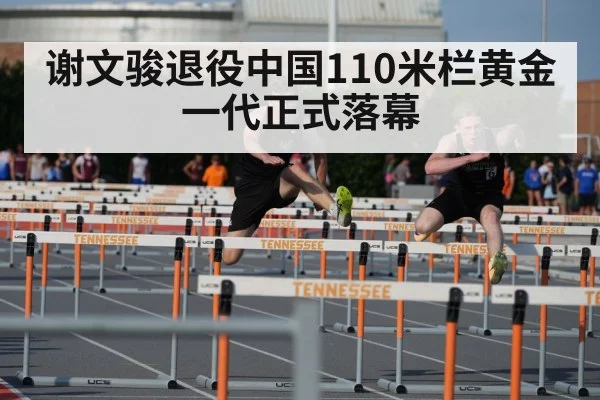 110m hurdles race